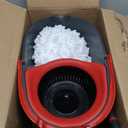 O-Cedar EasyWring Microfiber Spin Mop & Bucket Floor Cleaning System + 2 Extra Refills, Red/Gray