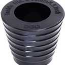 DGQ Patio Umbrella Cone Umbrella Wedge Plug for Patio Table Hole Opening 2-2.5 Inch (Black)