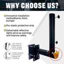 3-in-1 RV Flag Pole Mount, Heavy Duty Multi-Scene Flag Holder
