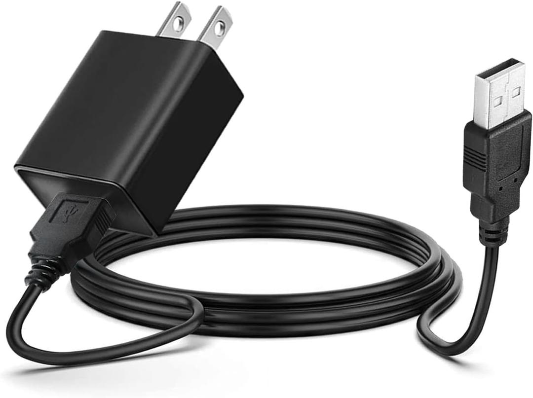 Replacement for Stanley Fatmax Spotlight Charger 5V Adapter USB to USB Charging Cable for Stanley SL10LEDS, SL10LEDSL, TL450, TL600, SAT3S, SS4LS, Zero Trace TL1KPZ TL1KPS BB24PS Flashlight Power Cord