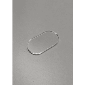 Clear Acrylic Oval Slides
