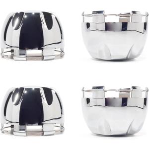 4Pcs 99.5mm(3.92inch) Wheel Center Caps for Helo Maxx 6 Wheel Rim Replacement 789K101 X1834147-9SF Hub Cap, (Chrome, Inner 96.5mm 3.8in)
