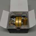 EZVALO LED Spotlight Indoor, 5500mAh Rechargeable Battery Uplighting Indoor, Wireless Mini Art Accent Spot Lights with Remote, for Plants, Display,Painting, Dartboard, Artwork, Portrait (2Pack-Gold)