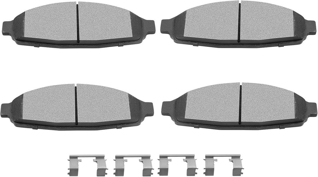 SCITOO D931 Front Semi-Metal Brake Pads Sets Fit For Ford For Crown Victoria 2003-2011,For Lincoln Town Car 2003-2011,For Mercury For Grand Marquis 2003-2011,For Mercury Marauder 2003-2004