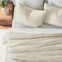 EVERGRACE Velvet Quilt Set California King 118'' x 106'', Luxurious Soft Striped Channel Bedding Set, Lightweight Velvet Comforter for All Season, Oversized Bedspread Coverlet w/ 2 Shams, Beige
