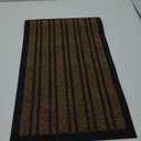 ubdyo Extra Durable Door Mat - Dirt Trapping Outdoor Welcome Mats - Non-Slip Outdoor Indoor Entrance - Low Profile Front Doormat (30" x 17", Bright Brown)