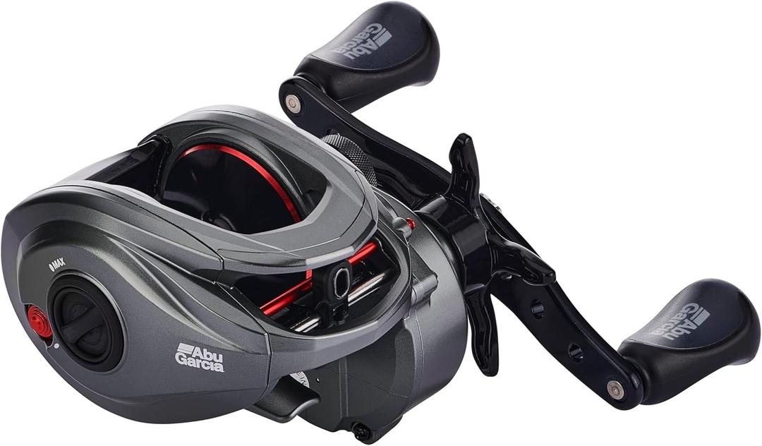 Abu Garcia MAX Low Profile Reel - Baitcaster Lure Fishing Reel for Predator Fishing - Pike, Perch, Zander (60LP)