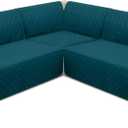 HDCAXKJ L Shape Couch Cover 4 Pcs Corner Sectional Sofa Slipcovers Sets for Pets Dogs Washable Non Slip U Shaped Furniture Protector (Teal, XX-Large)