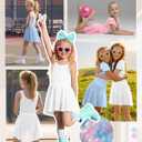 3 Pack Girls' Ballet Skirts | Dance, Wrap, Toddler, Kids, Ballerina, Chiffon, Elastic Waist, Dancewear, for 2-12 Years, Soft, Stretchy