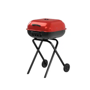 Walk-A-Bout Portable Red Charcoal Grill