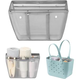OUTXE Beach Bag Organizer Inserts Compatible with Large Simple Modern Bag Accessories, Lightweight Mesh Insert Divider Pouch for L Simple Modern Bag, Fits Travel, Pool, Boat, Sports
