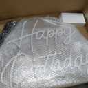 HMT Happy Birthday Neon Sign Warm White 22×16.9 Inch Large Backdrop Neon Light, Dimmable LED Light Up Sign for Birthday Party Wall Decor