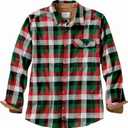 Legendary Whitetails Men's Flannel Shirt Long Sleeve Button Down 100% Cotton (X-Large, Alpine Mountain Plaid)
