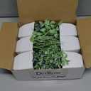 Der Rose 6 Pack Fake Plants Small Artificial Plants Faux Plants Indoor for Home Bathroom Bedroom Living Room Classroom Decor (Grey)