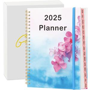 2 x 2026 Planner, Monthly Weekly & Daily Planner, Use Now to Aug 2026, 15 Months Hardcover Academic Agenda Yearly Planner 2026 with Monthly Tab, Notes Pages, Back Pockets, for Women Teacher Student, 6.1" * 8.3" (Colorful Waterink A)