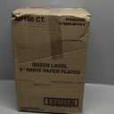  Corporation Paper Plates, 9" Diameter, White, 100/Pack