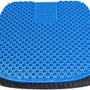 EVEME Large Gel Seat Cushion for Long Sitting with Non-Slip Cover, Soft & Breathable, Seat Cushion for Chair, Car, Office, Desk Chair, Wheelchair (Medium Size)