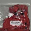 Sexy Lingerie Set For Women With Garter Belt 5 Pieces Strappy Bra and Panty Set Adjustable With Chain (Large, Burgundy)