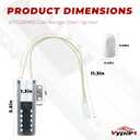 W11208965 Gas Range Oven Igniter for Whirlpool Amana Gas Range/Oven WFG320 WFG505 Series -Repalces W11590294 W11506321 W11613927 4977065 AP7193166 PS16744629 EAP16744629 By Vypart