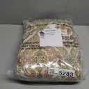 Boho Throw Blanket 80" x 90", 100% Organic Cotton Breathable Skin-Friendly Ultra Soft Bed Quilt Throw - Floral Rustic Decor Luxury Reversible Blanket for Sofa Couch Chair and Gift