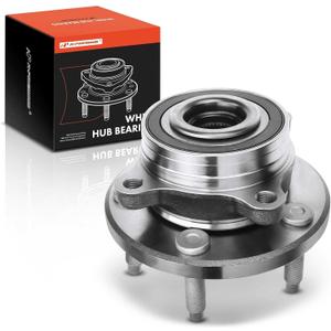 A-Premium Front or Rear Wheel Bearing and Hub Assembly with 5-Lug Compatible with Ford Edge Taurus Flex Police Interceptor Sedan Special Service Police Sedan & Lincoln MKX MKS MKT