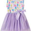 Girls Sleeveless Dress Toddler Bunny Tutu Sundress Casual Party Dresses 130