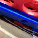 Giant 4 Row Game with Carrying Bag and Mesh Fabric .Giant 4-to-Score Game Set Suitable for Indoor and Outdoor Holiday Parties and Family Gatherings. Blue red, Large