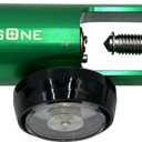 15LPM Oxygen Regulator CGA-870, Adjustable Flow 0-15 LPM - ASTM G175-03 - Aluminum/Brass, Max Inlet: 3000 PSI, Outlet: 50 PSI - Compact 1.38 inches X 4.65 inches