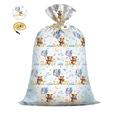 KIDAJOY Extra Large Teddy Bear Gift Bags Baby Shower Jumbo We Can Bearly Wait Baby Plastic Gift Bag for Girls Boys Newborn Parties Favors Decorations 56 * 36 Inch