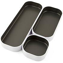 Seattle 3 Piece Shallow Metal Organizer