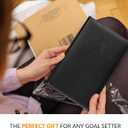 Daily Planner 2026 (5 x 7 in) - Made in Italy, Page a Day Hourly Agenda, 416 Pages, Monthly Tabs & Calendar, Jan-Dec Business Planner, Hardcover (BLACK)