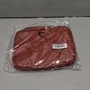 Travel Toiletry Bag with Hanging Hook (Waterproof, red)
