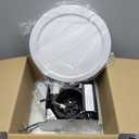 Bathroom Exhaust Fan with RGB Lights, 110CFM/1.0 Sones Vent Fan with 3 Color Temperatures, 5 Adjustable Brightness, Easy to Install, Remote Control, Quiet Ventilation Fan for Bath, Shower, Attic