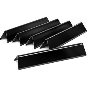 15.3" Heavier Flavorizer Bars for Weber Spirit & GS4 Spirit II 300 Series, Spirit II E-310 (Front-Mounted Control), for Weber Grill Parts, for Weber 7636, 5-Pack Porcelain-enameled