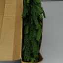 6FT Artificial Norfolk Pine Garland, Realistic Real Touch Christmas Garland, Faux Fake Greenery Garlands for Table, Mantle, Window, Stairs, Fireplace, Outdoor Indoor Christmas Decorations(1Pcs)