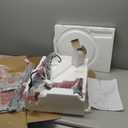 Floor Lamp with Shelves, 69 Tall Shelf Lamp with Remote Control, 3-Tier Glass Shelf Lamp, Dimmable Torchiere Floor Lamps for Living Room, Bedroom, Office, Adjustable Color Temperatures Bulbs Included