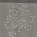 Hotop 2 Pieces Metal Tree Leaf Wall Decor Vine Olive Branch Leaf Wall Art Wrought Iron Scroll Sculptures Above the Bed, Living Room, Outdoor Decoration(Classic Style,Bright Color)