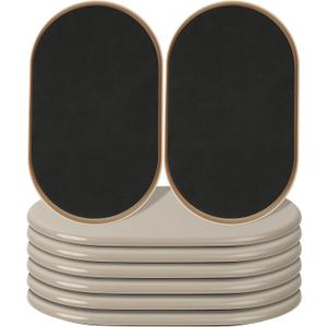 8 Pack Furniture Sliders, 9-1/2" x 5-3/4" Large Furniture Sliders for Carpeted Floors, Reusable Moving Pads Sliders for Heavy Furniture - Effortless Moving and Surface Protection