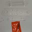 Storage Holder Compatible with Dyson Airwrap Styler Accessories, Upgraded Acrylic 7 Holes Countertop Organizer Stand, Desktop Organizer for Attachments for Bathroom