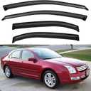 Window Visors Rain Guards Shield for 2006-2012 Ford Fusion, Out-Channel Window Vent Wind Deflectors Visors Shades for 2007-2013 Lincoln MKZ, 2006-2010 Mercury Milan, 2006 Lincoln Zephyr
