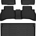 AIPOIL Floor Mats & Cargo Liner Set for 2021-2026 Chevy Trailblazer AWD All Weather Protection TPE Anti-Slip Automotive Full Set Custom Car Mats Accessories - Black