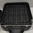 SNTD Dish Drying Rack, Expandable Dish Rack for Kitchen Counter, Stainless Steel Dish Drainer with Drainboard Set and Utensil Holder (Black)