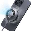 Wireless Charging Pad, Qi2 Certified Charger 15W Ultra-Fast Charging with Cooling System, Phone Cooler for Gaming Compatible with MagSafe, Magnetic Charger for iPhone 17/16/15/14/13/12 Series