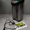 NutriChef 5.2 Qt Electric Water Kettle, Portable, Quick Heating, 5 Liter Digital Kettle with 5 Temperature Settings, Safety Lock, Stainless Steel, 3 Dispensing Options, 8.46" x 11.2" x 16.5"