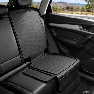 Car Seat Protector for Child Car Seat, 2 Pack Non-Slip TPE Carseat Mat