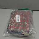 Shappy 25 Pieces Christmas Drawstring Bags 8 x 12 Inch Small Xmas Buffalo Plaid Bags with Snowflake Pattern Linen Cloth Gift Treat Bag for Christmas Holiday Party Favor