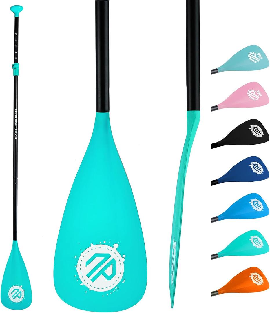 niphean Sup Paddle, Adjustable Paddle Board Paddles, Lightweight Kayak Paddle, Detachable Stand Up Paddle Board Accessories Oars with Aluminum Alloy Shaft and Fiberglass Blade, 3 Piece