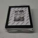 Egofine 8x10 Picture Frames Set of 4, Made of Solid Wood Covered by Plexiglass 4x6 and 5x7 with Mat or 8x10 without Mat, for Table Top Display and Wall Mounting Photo Frame Black