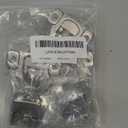 (4 Pack) 1 Inch Overlay Soft Close Cabinet Hinges, Kitchen Concealed Hinges for Face Frame Door, European Hinges with Brushed Nickel