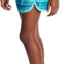 C9 Champion Girls' 2" Woven Running Shorts (Large, Speed Stripe/Blue)